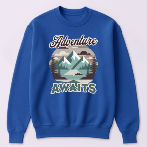 Alternative view of Adventure Awaits Crewneck