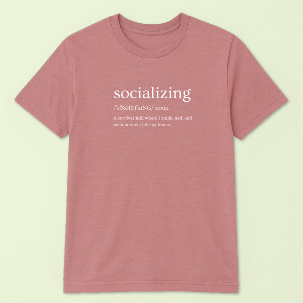 Definition Of Socializing Tshirt - Image 4