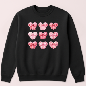 Alternative view of Coquette Hearts Crewneck
