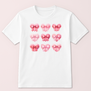 Alternative view of Coquette Hearts Tshirt