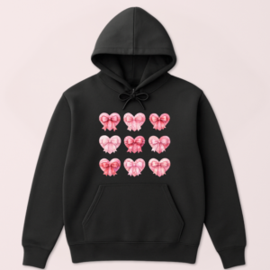 Alternative view of Coquette Hearts Hoodie