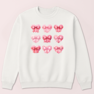Coquette Hearts Crewneck