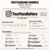 Custom Instagram Handle Vinyl Decal - Image 5