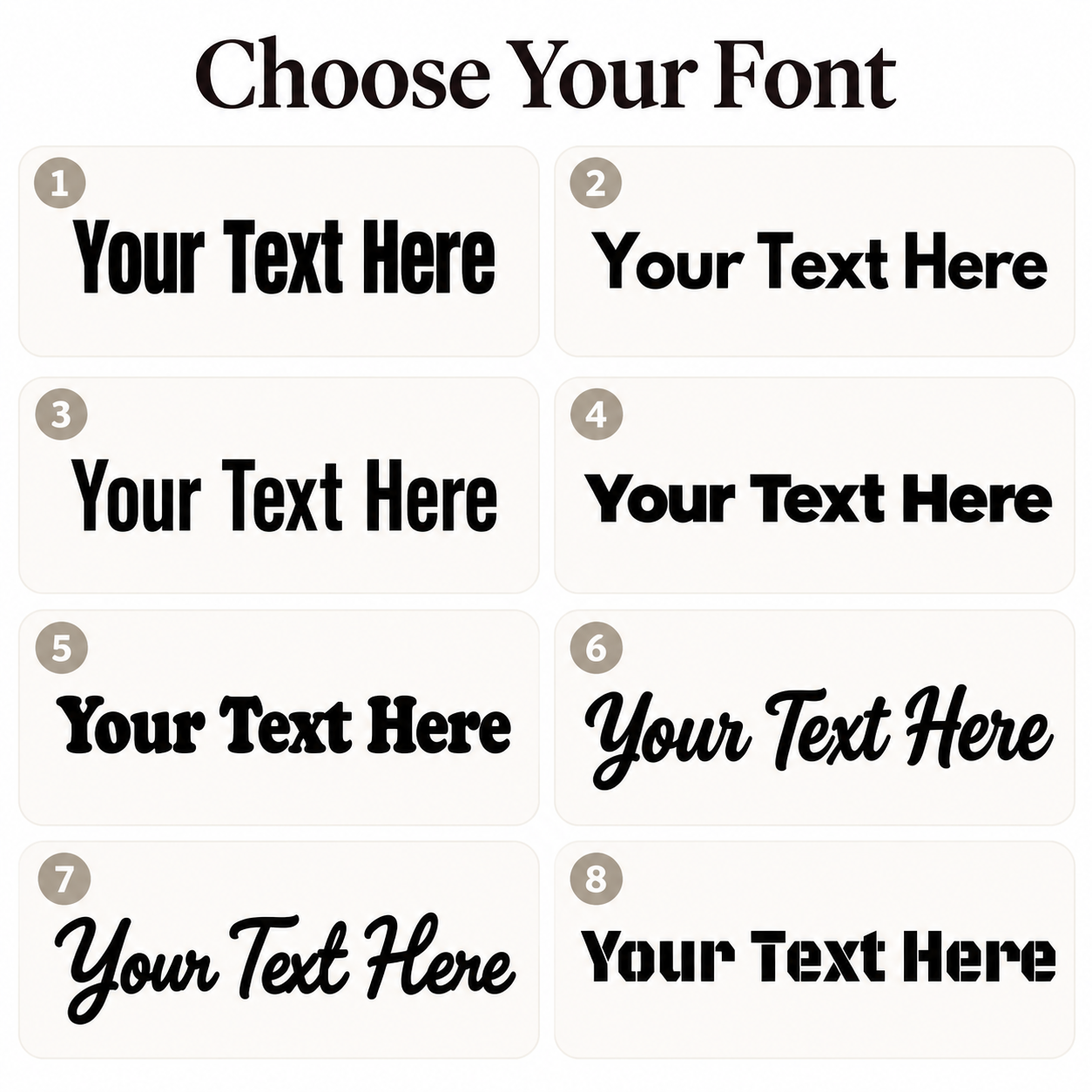 Custom Text Vinyl Decal - Image 5