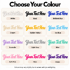 Custom Text Vinyl Decal - Image 7