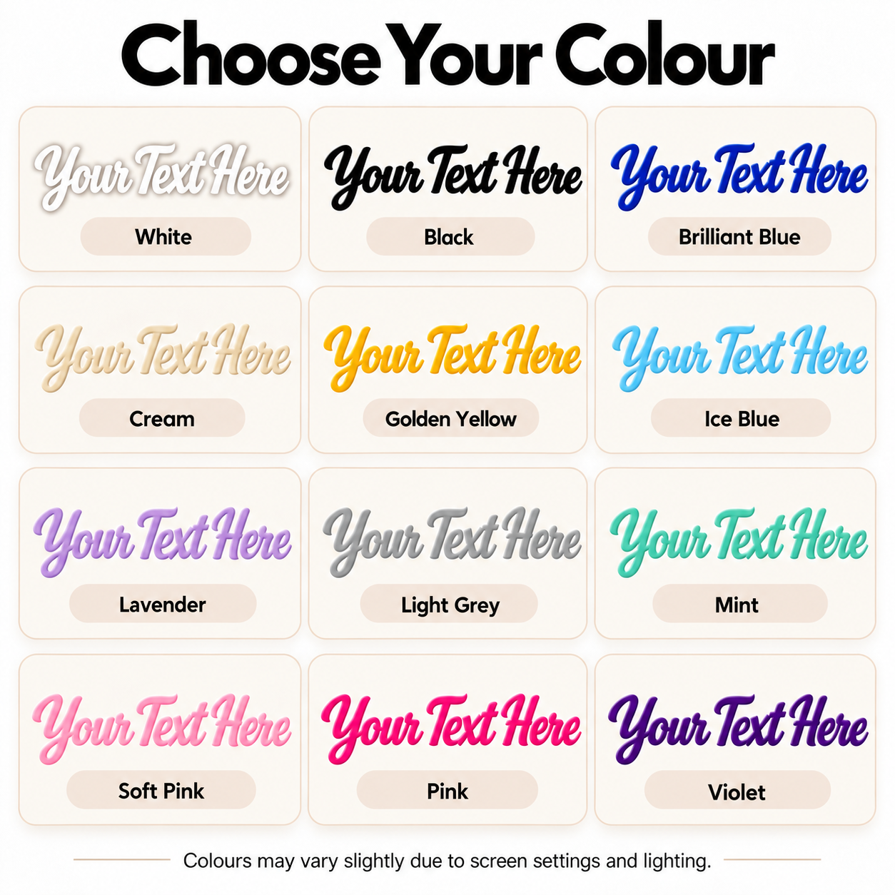 Custom Text Vinyl Decal - Image 7