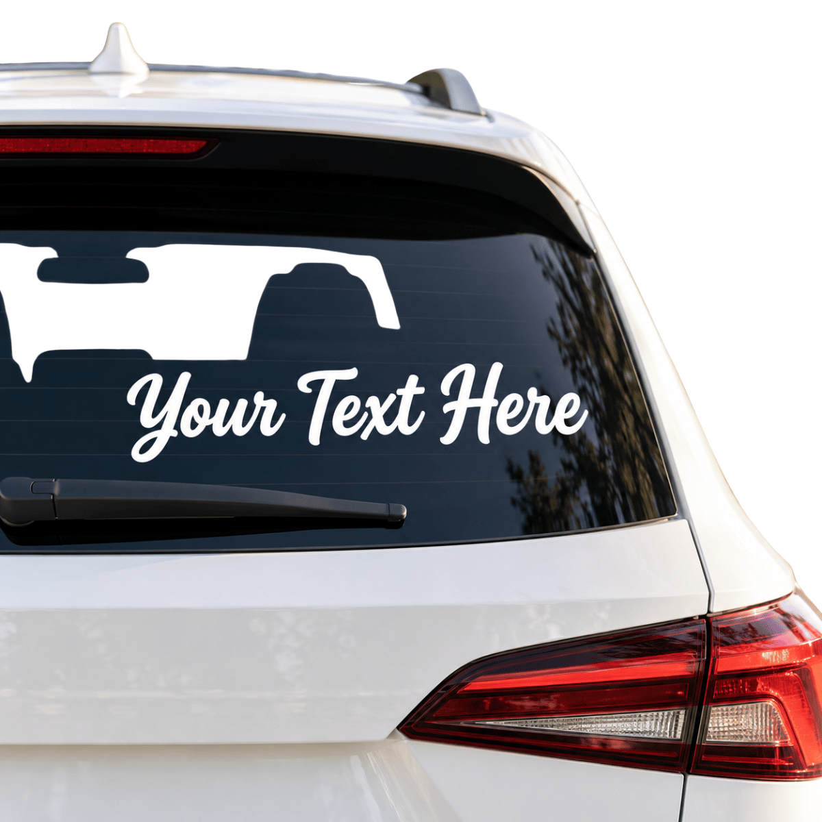 Custom Text Vinyl Decal
