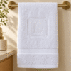 Personalized Embroidered Hand Towel – Embossed Monogram - Image 3