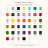 Personalized Embroidered Hand Towel – Embossed Monogram - Image 6